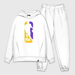 Мужской костюм оверсайз NBA Kobe Bryant, цвет: белый