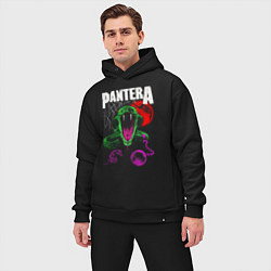 Мужской костюм оверсайз Pantera rock, цвет: черный — фото 2