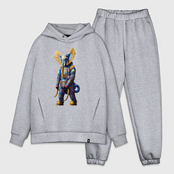 Мужской костюм оверсайз Слон - киберпанк - нейросеть