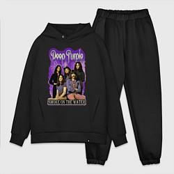 Мужской костюм оверсайз Deep Purple rock, цвет: черный