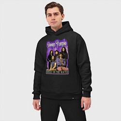 Мужской костюм оверсайз Deep Purple rock, цвет: черный — фото 2