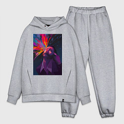 Мужской костюм оверсайз Disco Elysium - Взрыв мозга