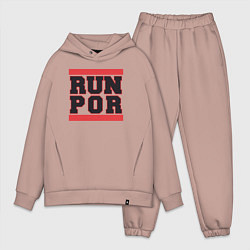 Мужской костюм оверсайз Run Portland Trail Blazers
