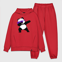 Мужской костюм оверсайз Dab panda, цвет: красный