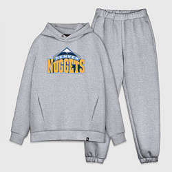 Мужской костюм оверсайз Denver Nuggets