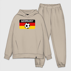 Мужской костюм оверсайз Football Germany