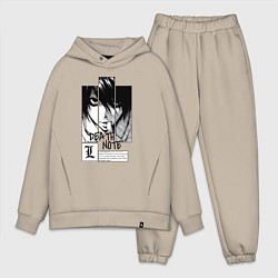 Мужской костюм оверсайз Death Note - L