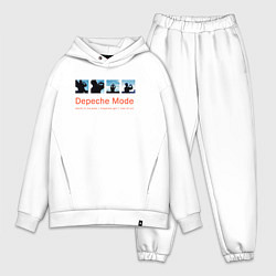 Мужской костюм оверсайз Depeche Mode - World In My Eyes Single, цвет: белый