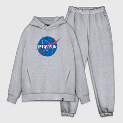 Мужской костюм оверсайз Pizza x NASA, цвет: меланж