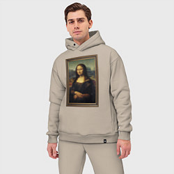 Мужской костюм оверсайз Mona Lisa - original, цвет: миндальный — фото 2