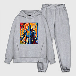 Мужской костюм оверсайз Средневековый рыцарь в доспехах