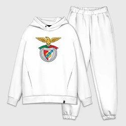 Мужской костюм оверсайз Benfica club, цвет: белый