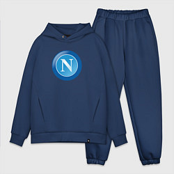 Мужской костюм оверсайз Napoli sport club, цвет: тёмно-синий