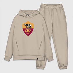 Мужской костюм оверсайз Roma fc club