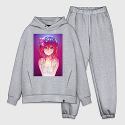 Мужской костюм оверсайз Anime Girl refflex