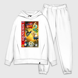 Мужской костюм оверсайз Earth worm jim 2 cover