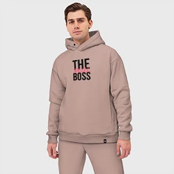 Мужской костюм оверсайз The real boss, цвет: пыльно-розовый — фото 2