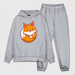 Мужской костюм оверсайз Orange fox