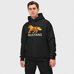 Мужской костюм оверсайз Mustang firely art, цвет: черный — фото 2