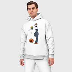 Мужской костюм оверсайз Halloween killer, цвет: белый — фото 2