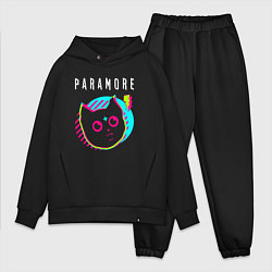Мужской костюм оверсайз Paramore rock star cat, цвет: черный