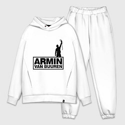 Мужской костюм оверсайз Armin van buuren, цвет: белый