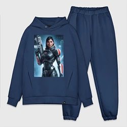 Мужской костюм оверсайз Mass Effect -N7 armor, цвет: тёмно-синий
