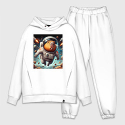 Мужской костюм оверсайз Capybara is a brave cosmonaut