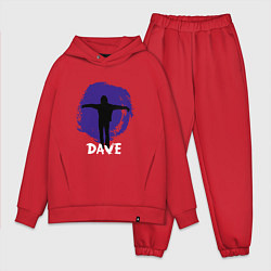 Мужской костюм оверсайз Depeche Mode - Dave in devotional tour, цвет: красный