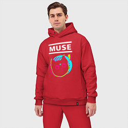 Мужской костюм оверсайз Muse rock star cat, цвет: красный — фото 2