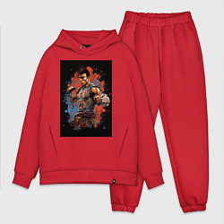 Мужской костюм оверсайз Тайский боец