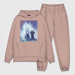 Мужской костюм оверсайз Жизнь с нуля в альтернативном мире