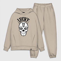 Мужской костюм оверсайз Lucky skull