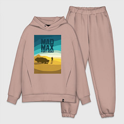 Мужской костюм оверсайз Макс - дорога ярости, цвет: пыльно-розовый