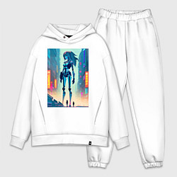 Мужской костюм оверсайз Cyber girl from future - fantasy