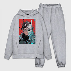 Мужской костюм оверсайз Кайдзю номер восемь Кафка Хибино силы обороны