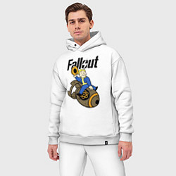 Мужской костюм оверсайз Vault bomb rider, цвет: белый — фото 2