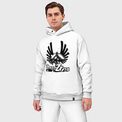 Мужской костюм оверсайз Bass speaker wings, цвет: белый — фото 2