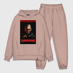 Мужской костюм оверсайз Carmageddon driver, цвет: пыльно-розовый