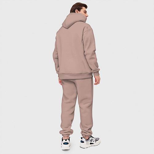 Мужской костюм оверсайз Ultrakill V1 / Пыльно-розовый – фото 4