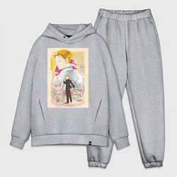 Мужской костюм оверсайз Магическая битва Кэнто Нанами офисный рабочий