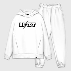 Мужской костюм оверсайз Ференц Лист чёрный, цвет: белый