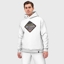 Мужской костюм оверсайз Амстердам - Нидерланды, цвет: белый — фото 2