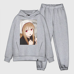 Мужской костюм оверсайз Волчица и пряности Холо монашка, цвет: меланж