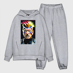 Мужской костюм оверсайз Панк Дональд Трамп - жесть