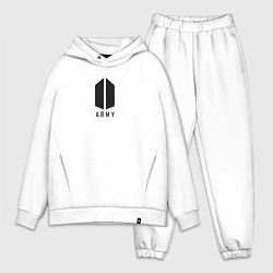 Мужской костюм оверсайз BTS Army black