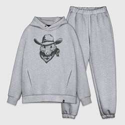 Мужской костюм оверсайз Опоссум ковбой