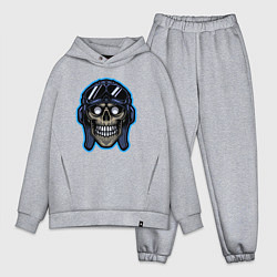 Мужской костюм оверсайз Авиатор череп