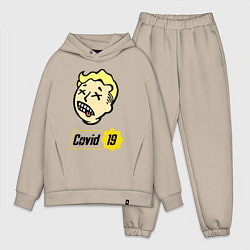 Мужской костюм оверсайз Vault boy - covid 19