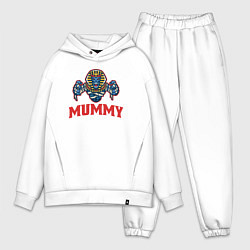 Мужской костюм оверсайз Dead mummy, цвет: белый